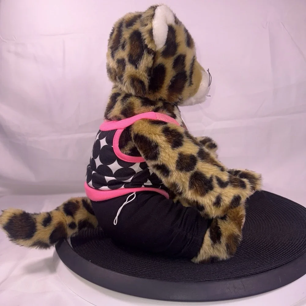 Build-A-Bear Workshop WWF World Wildlife Fund Leopard Plush Toy Justice Clothes